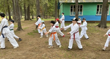 Первая летняя смена в лагере 
