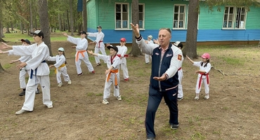Первая летняя смена в лагере 