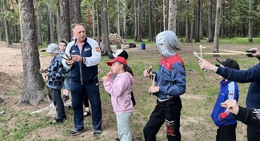 Первая летняя смена в лагере 