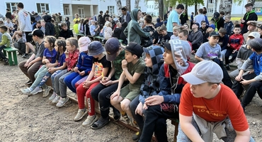 Первая летняя смена в лагере 