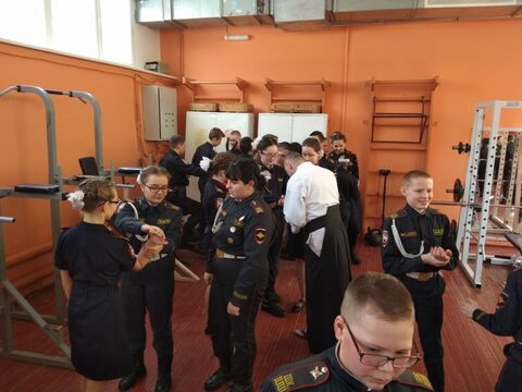 Мастер-класс в школе Полицейской подготовки 14.03.2018
