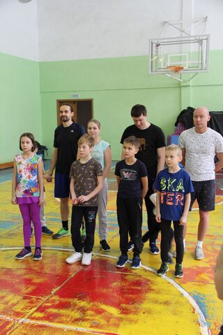 Веселые старты "Спортивная семья" (1Г, 2Г, 2Д, 3Г классы) (СОШ №59) (октябрь 2019 года)