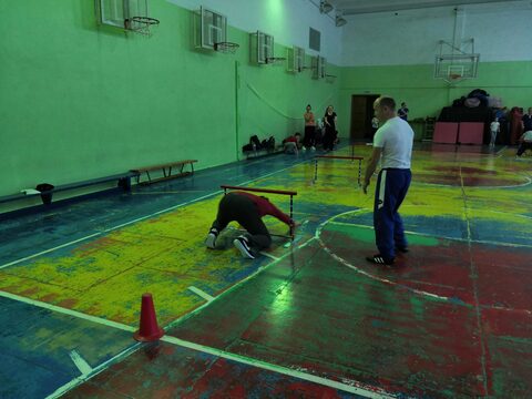 Веселые старты "Спортивная семья" (1Г, 2Г, 2Д, 3Г классы) (СОШ №59) (октябрь 2019 года)