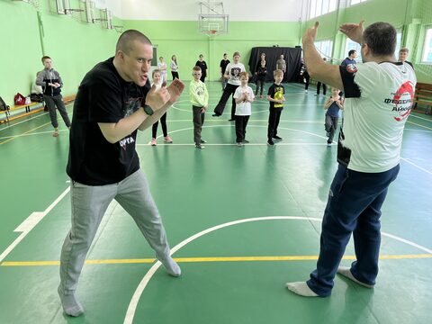 Совместная тренировка с клубом Бокса "Дзержинец"