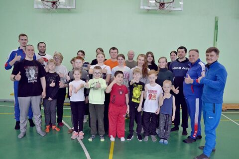 Совместная тренировка с клубом Бокса "Дзержинец"