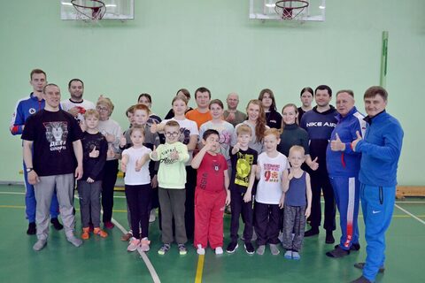 Совместная тренировка с клубом Бокса "Дзержинец"