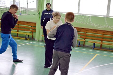 Совместная тренировка с клубом Бокса "Дзержинец"