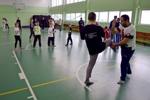 Совместная тренировка с клубом Бокса "Дзержинец"