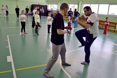 Совместная тренировка с клубом Бокса "Дзержинец"