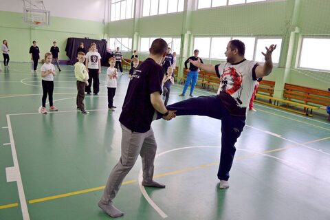 Совместная тренировка с клубом Бокса "Дзержинец"