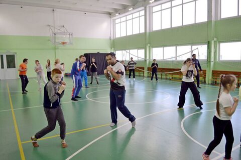 Совместная тренировка с клубом Бокса "Дзержинец"