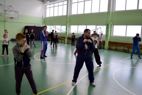 Совместная тренировка с клубом Бокса "Дзержинец"