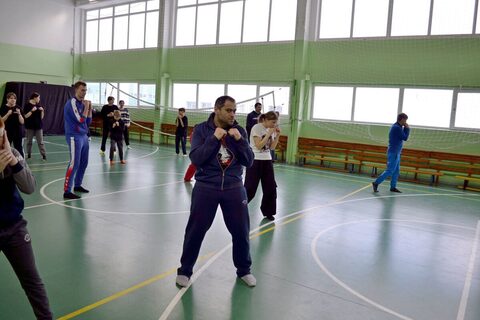 Совместная тренировка с клубом Бокса "Дзержинец"