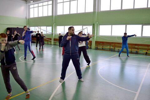 Совместная тренировка с клубом Бокса "Дзержинец"