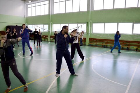 Совместная тренировка с клубом Бокса "Дзержинец"