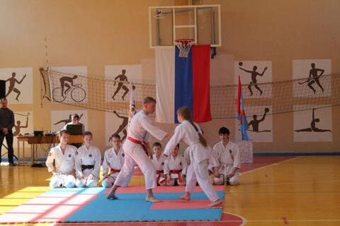 Показательные выступления в школе №111