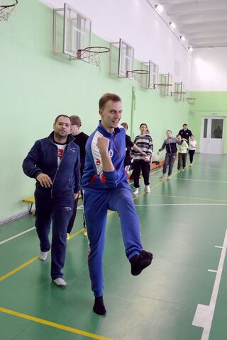 Тренировка по Айкидо и боксу