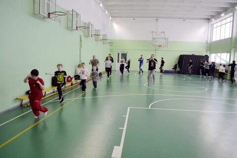 Тренировка по Айкидо и боксу