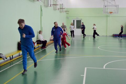 Тренировка по Айкидо и боксу