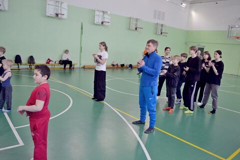 Тренировка по Айкидо и боксу
