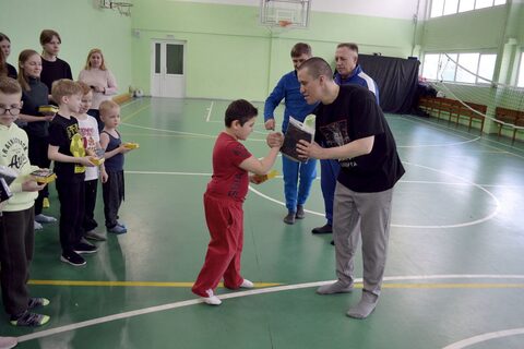 Тренировка по Айкидо и боксу