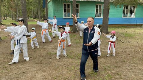 Первая летняя смена в лагере "Восток" 2024