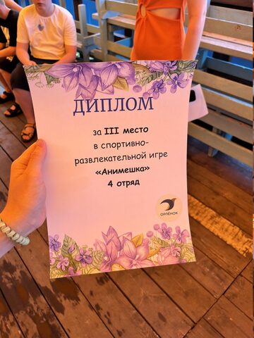 Вторая летняя смена в лагере "Орлёнок" 2024